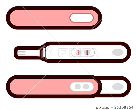 妊娠検査薬のイラスト素材