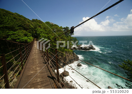 城ヶ崎海岸 橋立吊橋 城ヶ崎海岸 橋立吊橋 55310020