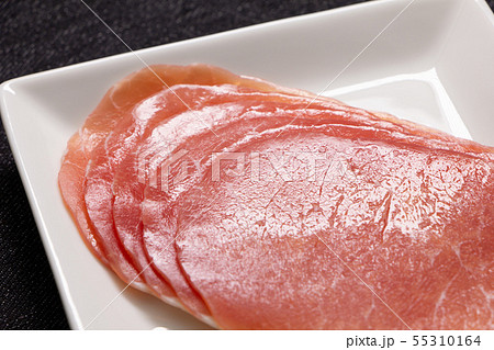 生ハム(ラックスハム)スライス。非加熱食肉製品。 生ハム(ラックスハム)スライス。非加熱食肉製品。 55310164