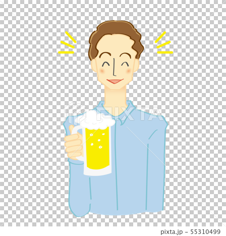 男性啤酒喝黨多士 55310499