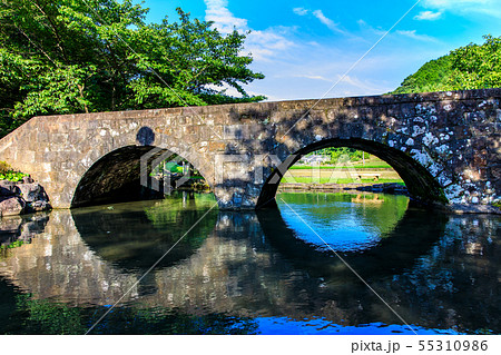 稗の尾の眼鏡橋　【長崎県東彼杵郡波佐見町】 55310986