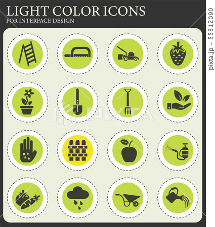 gardening icon set 55312090