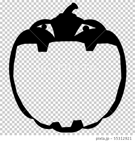 素材 ハロウィン かぼちゃ シルエットのイラスト素材