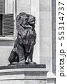 Lion statue. Stone monument.  55314737