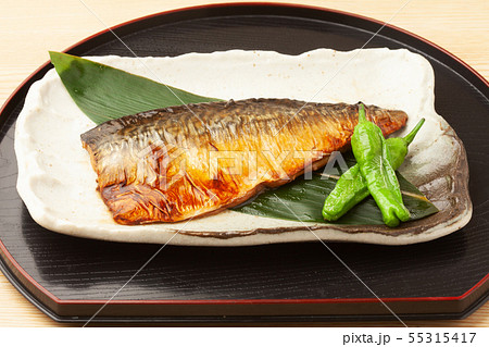 鯖の照り焼き 55315417