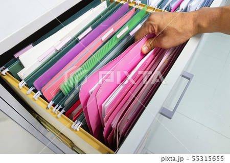 Hand of Man Search files document in a file 55315655