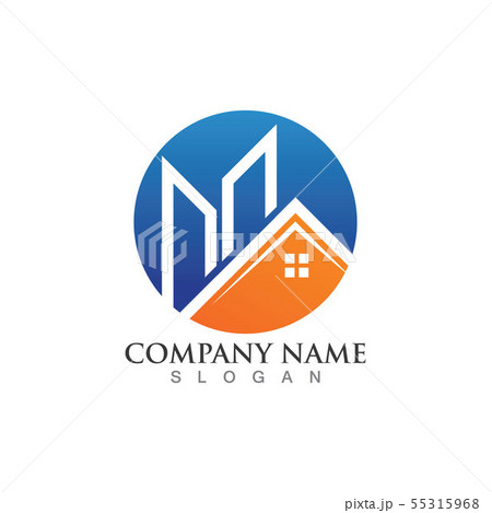 Home logo and symbol , Property and Construction 55315968