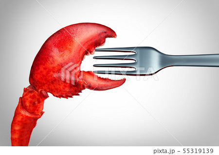 Eating Lobster 55319139
