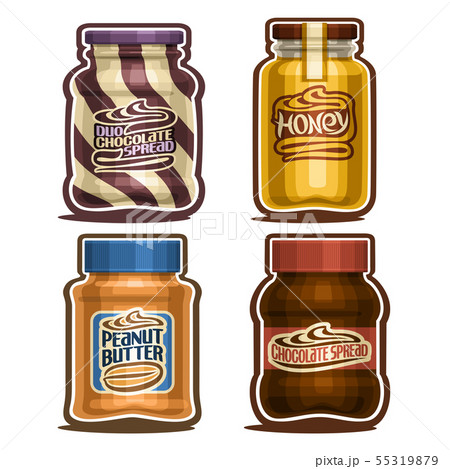 Vector set of isolated Jars 55319879
