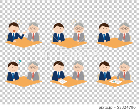 ビジネス　商談１ 55324790