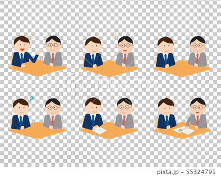 ビジネス　商談２ 55324791