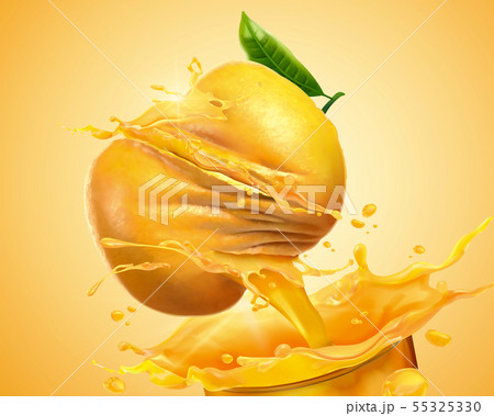Twisted orange flying out 55325330