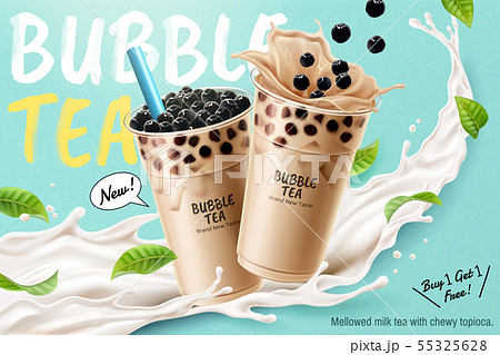 Bubble milk tea ads Bubble milk tea ads 55325628