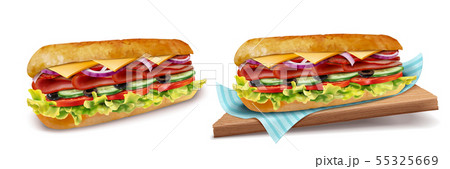 Delicious submarine vegetables 55325669