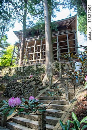 奈良県 女人高野 新緑の室生寺 奥の院としゃくなげ 奈良県 女人高野 新緑の室生寺 奥の院としゃくなげ 55327006