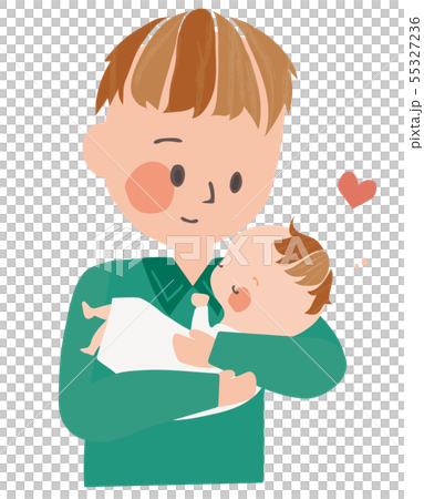 爸爸和孩子 55327236