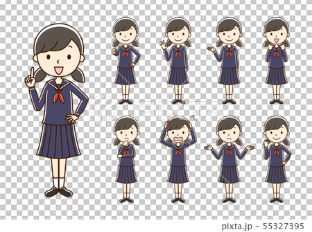 Female student set 55327395