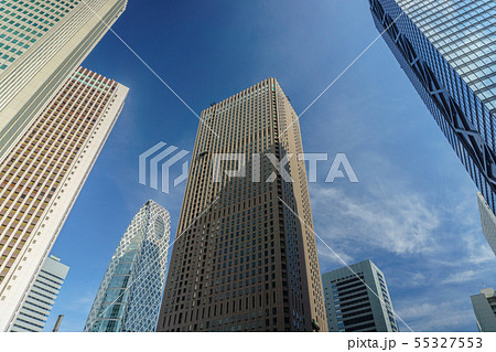 High-rise building at Shinjuku in Tokyo , Japan . High-rise building at Shinjuku in Tokyo , Japan . 55327553