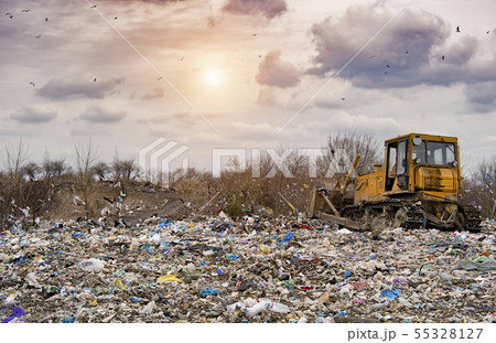 bulldozer working bulldozer working 55328127