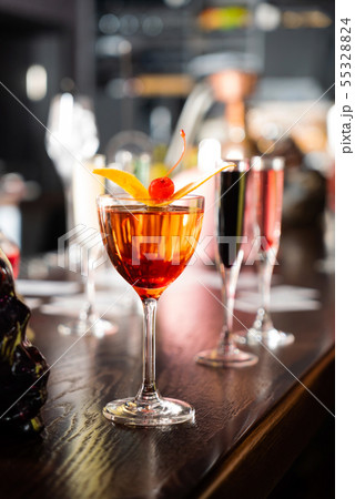 creative cocktails in the bar creative cocktails in the bar 55328824