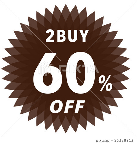 2BUY 60%OFF ラベル 55329312