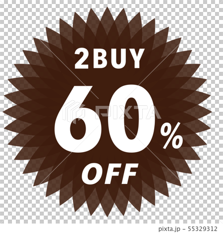 2BUY 60%OFF ラベル 55329312