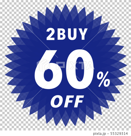 2BUY 60%OFF ラベル 55329314