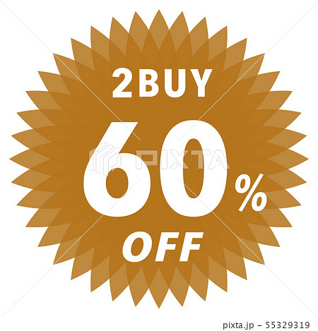 2BUY 60%OFF ラベル 55329319