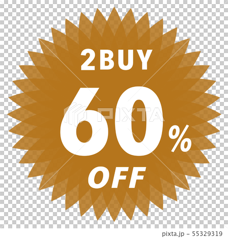 2BUY 60%OFF ラベル 55329319