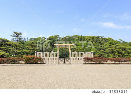 大阪・履中天皇陵古墳（上石津ミサンザイ古墳）・世界遺産 55333015