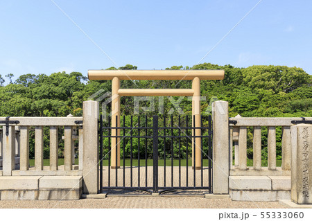 大阪・履中天皇陵古墳（上石津ミサンザイ古墳）・世界遺産 55333060