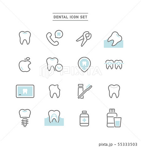 DENTAL ICON SET 55333503