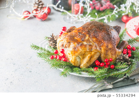 Chicken or turkey for Christmas 55334294