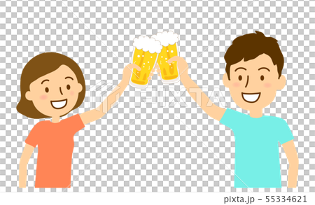 Beer glass toast women men 55334621