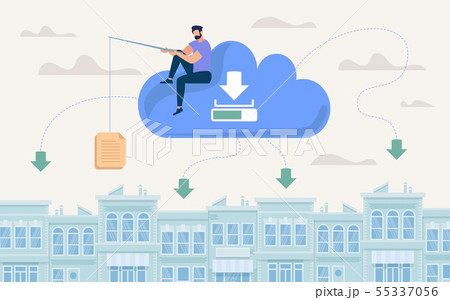 Advertising Poster Document Storage in Cloud. 55337056