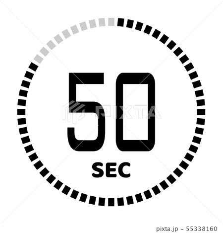 The  seconds, stopwatch icon 55338160