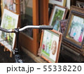 雨の自転車 55338220