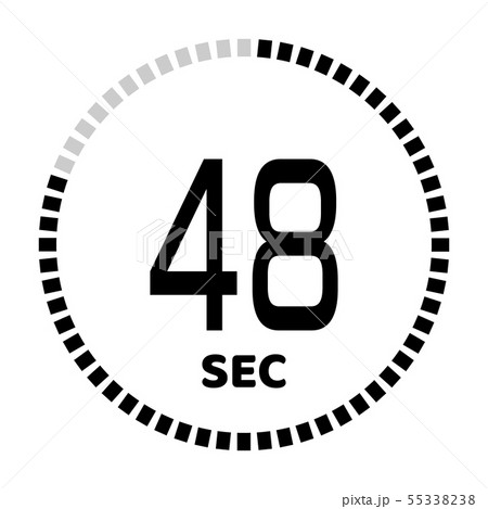 The  seconds, stopwatch icon 55338238