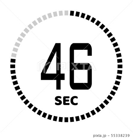 The  seconds, stopwatch icon 55338239