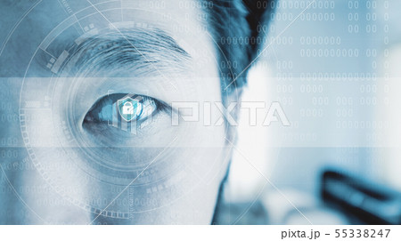 Futuristic security system technology Futuristic security system technology 55338247