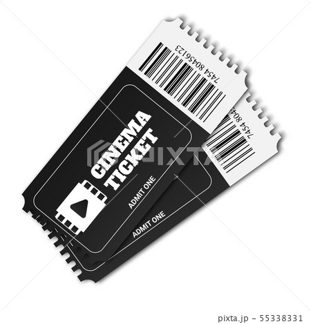 Two cinema vector tickets 55338331