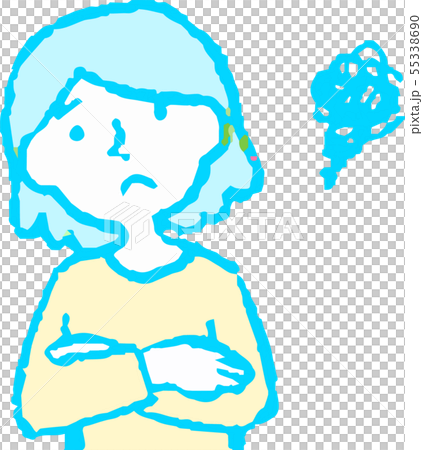 婦女媽媽主婦上身姿勢表情 婦女媽媽主婦上身姿勢表情 55338690