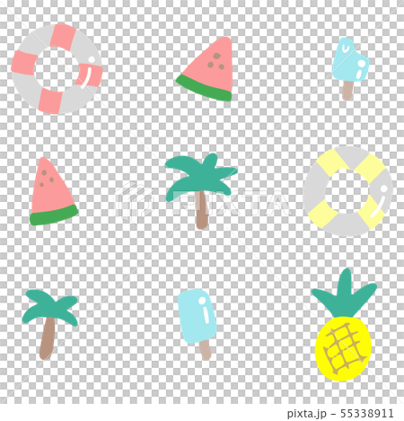 夏っぽい　素材 55338911
