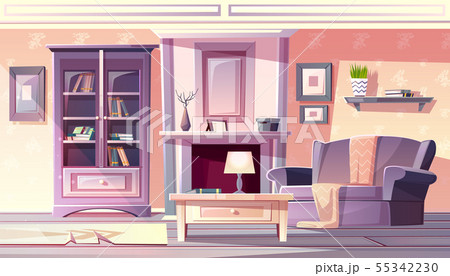 Living room interior Provence vintage style Living room interior Provence vintage style 55342230