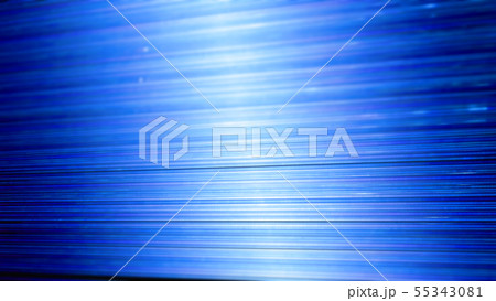 CGライン　多数の光る光線　青色　水色 55343081
