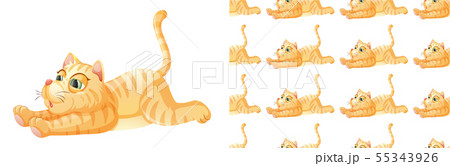 Seamless and isolated animal pattern cartoon Seamless and isolated animal pattern cartoon 55343926