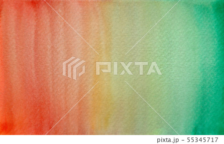 Horizontal gradient green to red watercolor Horizontal gradient green to red watercolor 55345717
