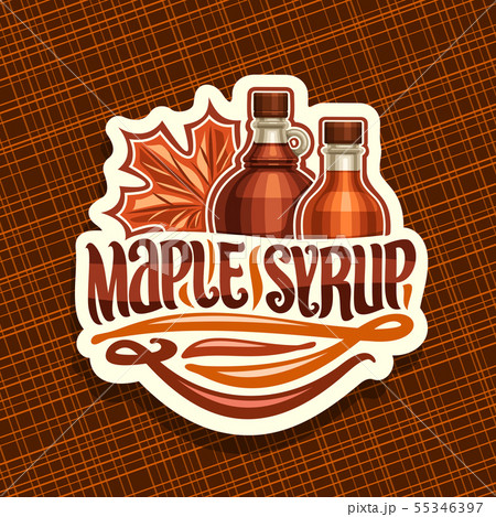 Vector logo for Maple Syrup 55346397