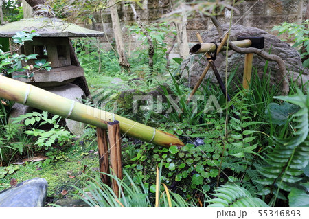 小山 思季彩館の鹿威し 小山 思季彩館の鹿威し 55346893