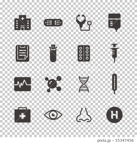 Hospital icon Hospital icon 55347456